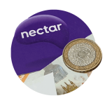 Nectar Card with a coin