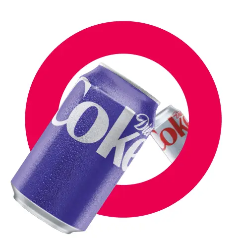 Nectar purple coke can banner graphic