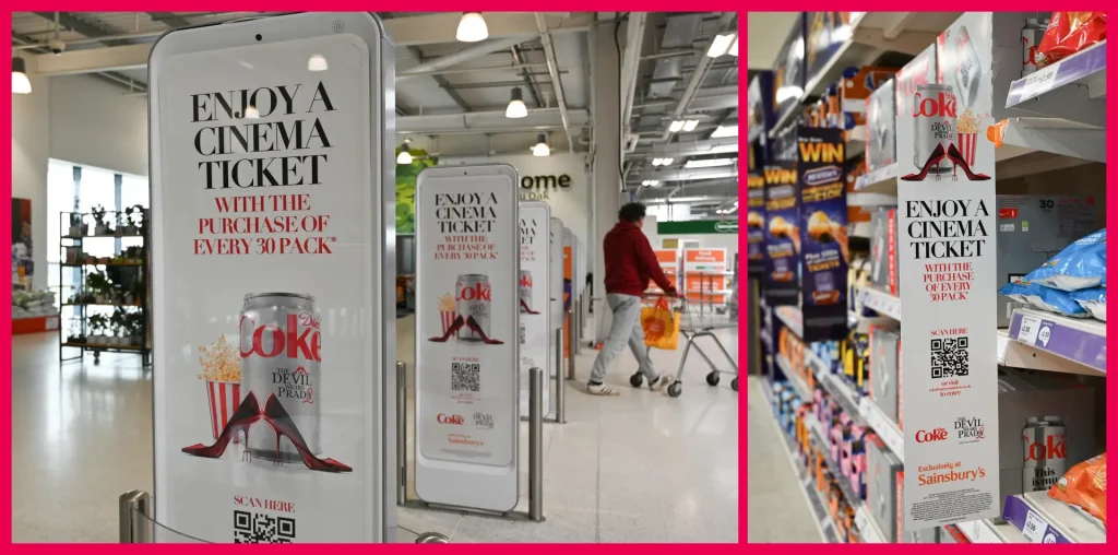 Diet Coke x The Devil Wears Prada 2 - Graphics Examples